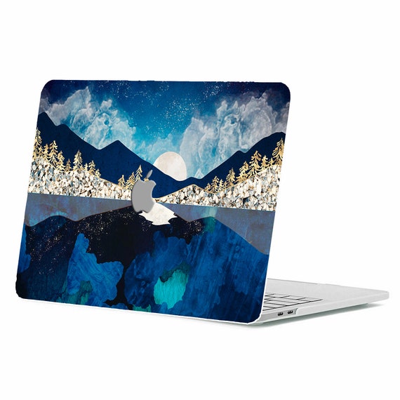 Sunset Mountain Gradient Line Macbook Case Cover For Macbook Air 11/13 Pro 13/14/15/16 2020 New Mac Laptop Sleeve Skin Protective Hard Case