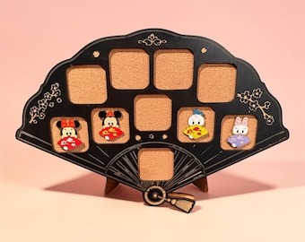 Pin Display Board | Wall/Counter Display | Disney Character Folding Fans