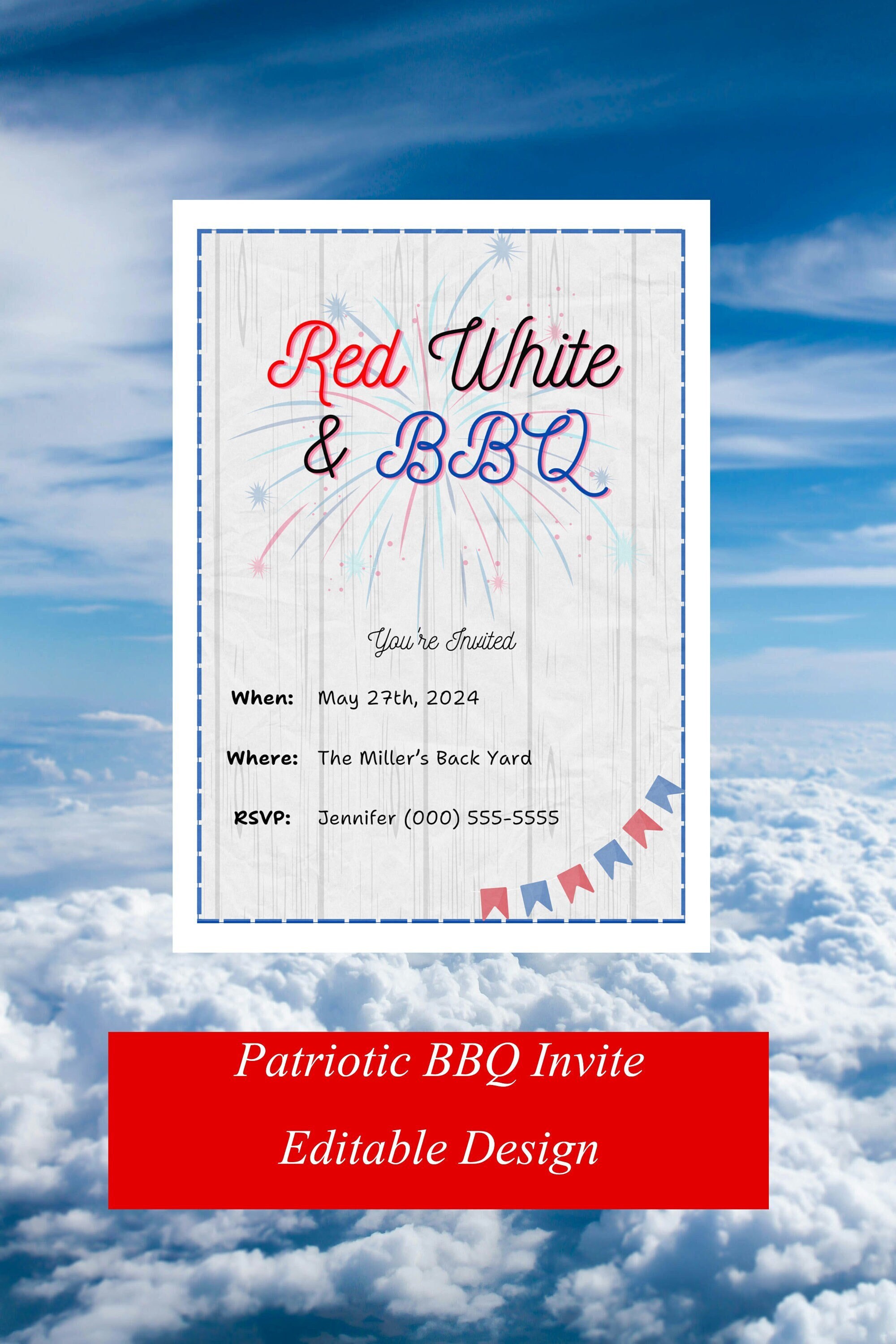 fourth of july invitations wording