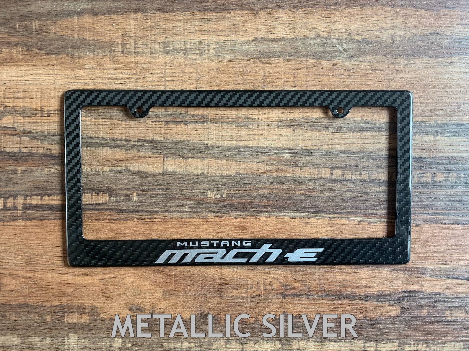 Carbon Fiber License Plate Frame w/ MACHE logo Etsy