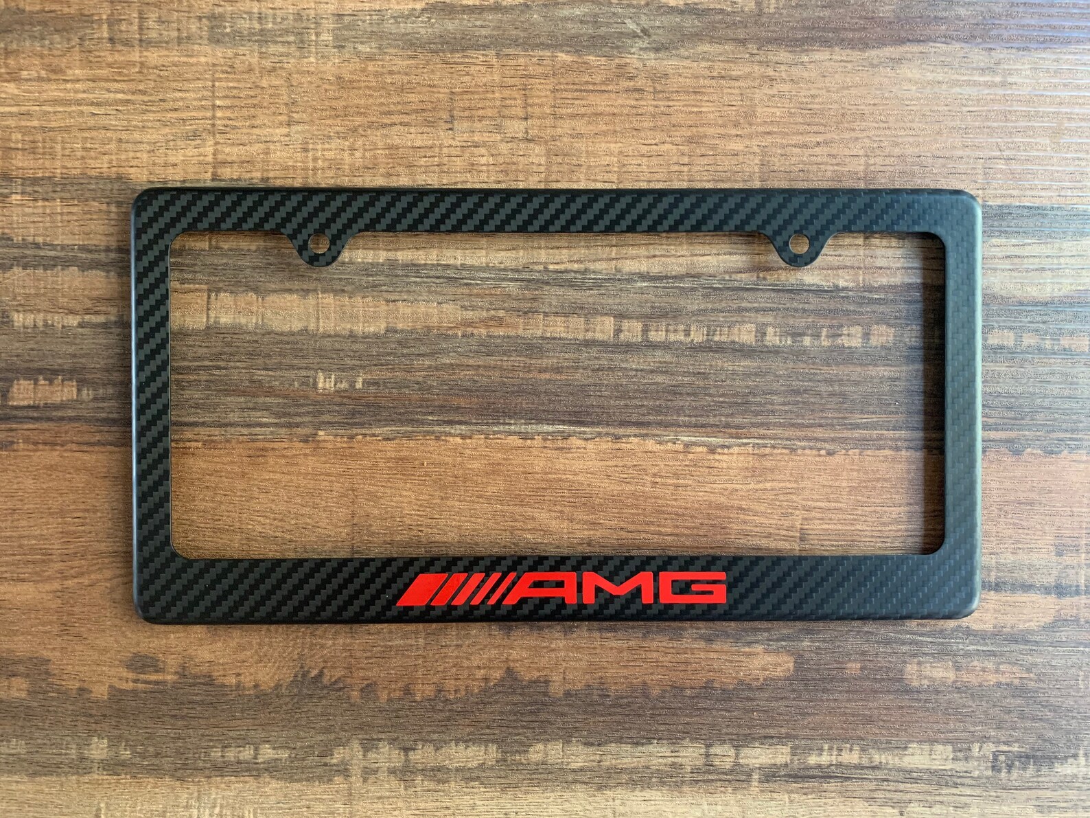 Carbon Fiber License Plate Frame MATTE finish w/ AMG logo Any Etsy Carbon Fiber License Plate Frame MATTE finish w/ AMG logo Any Etsy