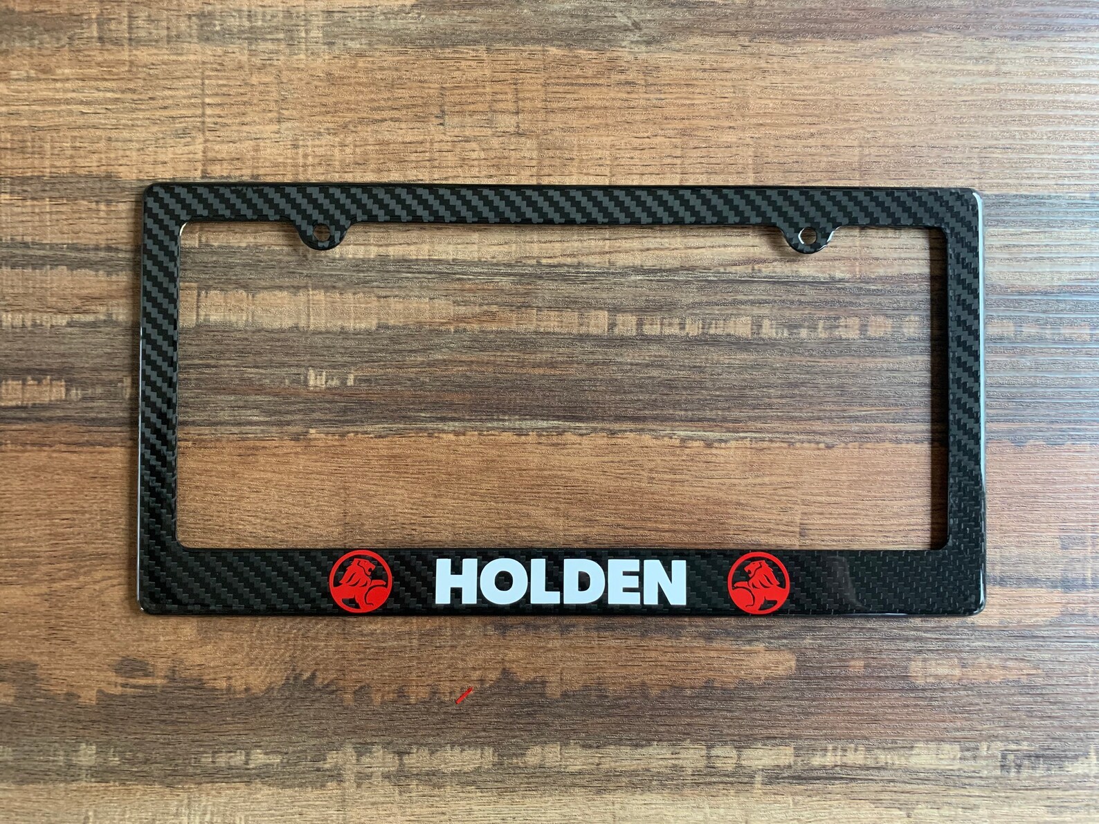 Carbon Fiber License Plate Frame w/ Personalized Logo Etsy