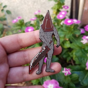 Silent Hill &quot;Silent Lewd&quot; Series- Pyramid Head 3 inch Pin