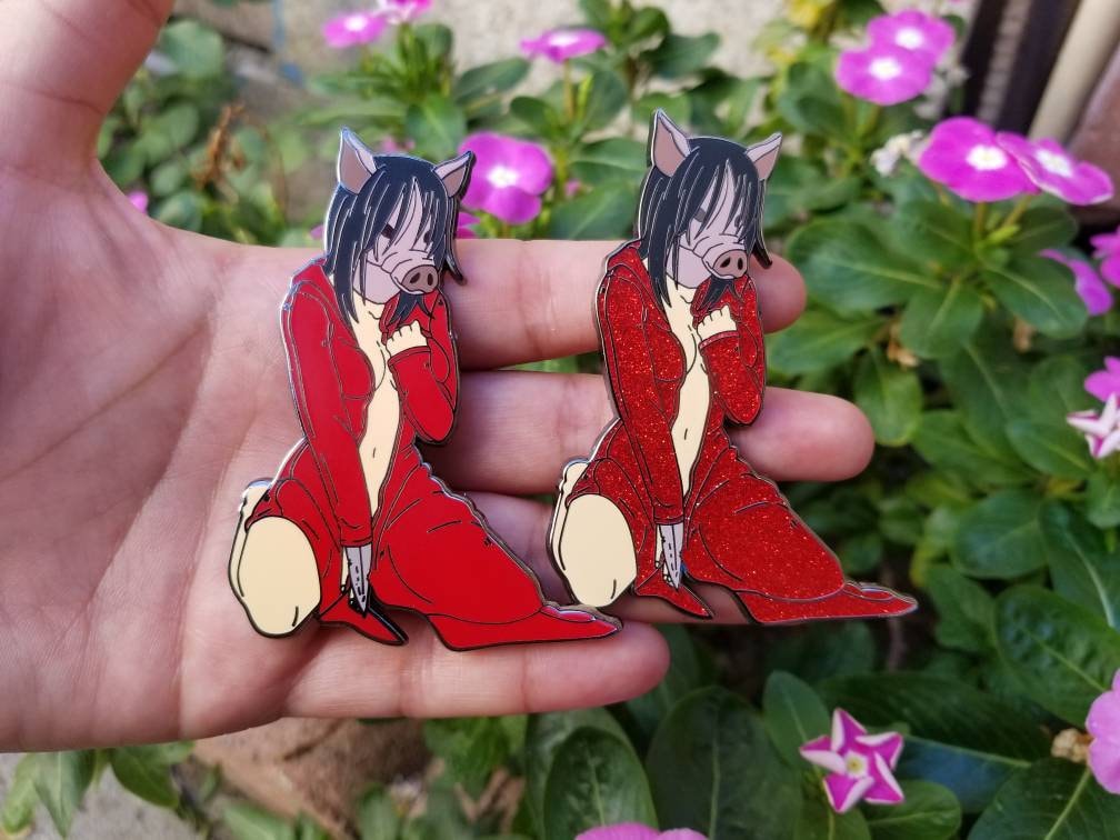 Amanda Young “The Pig” 3 inch pin