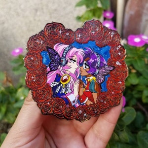 Utena and Anthy 3 inch pin