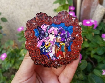 Utena and Anthy 3 inch pin