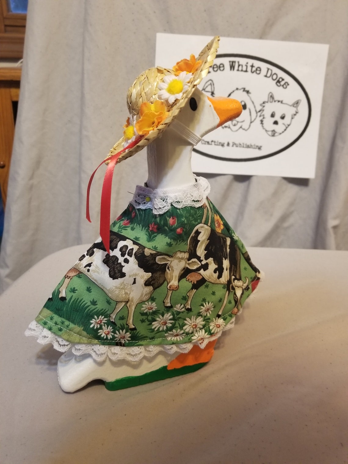 Wooden Goose Lawn Ornament 9 1/2 Inch Etsy