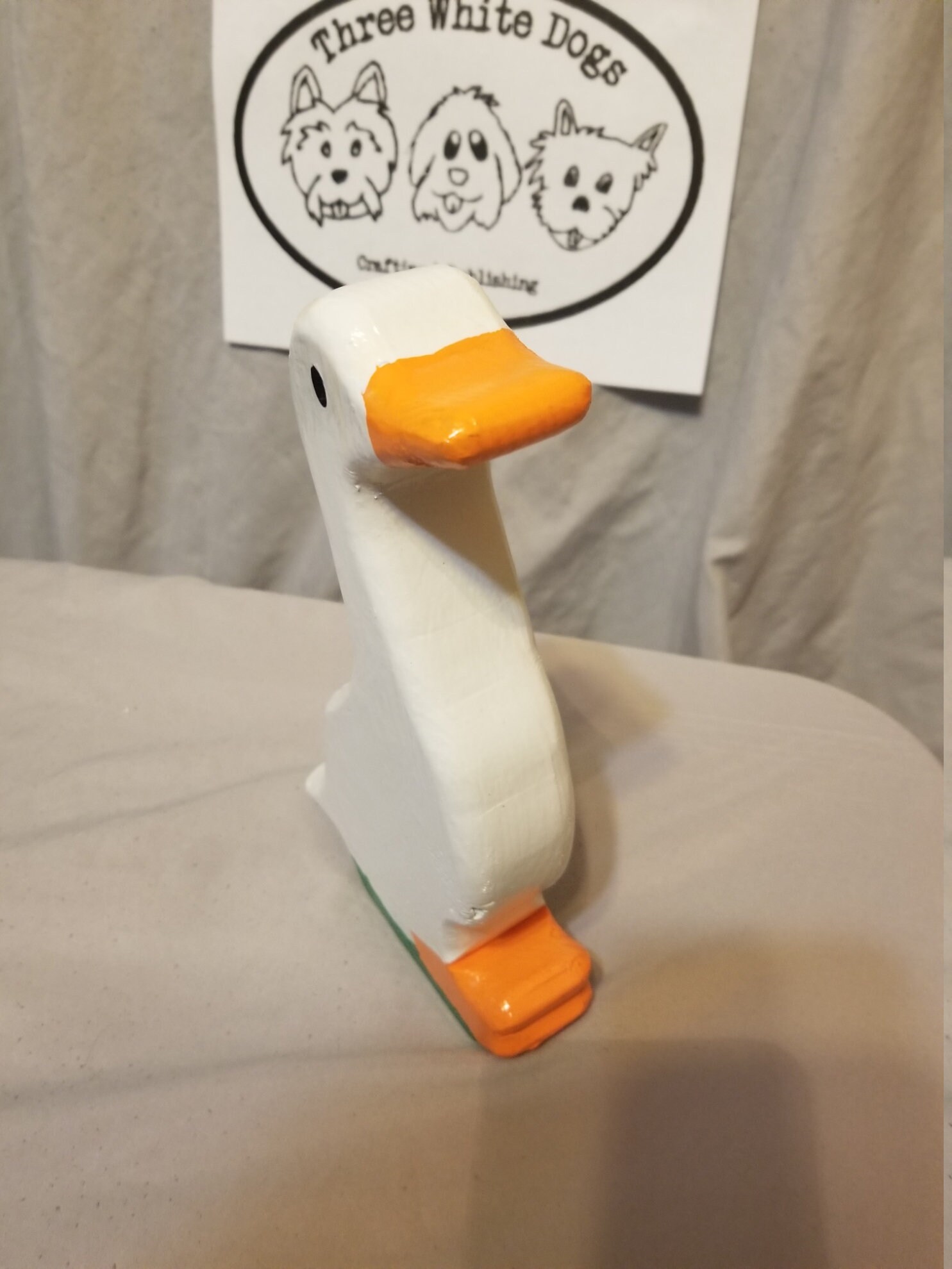 Wooden Goose Lawn Ornament 9 1/2 Inch Etsy