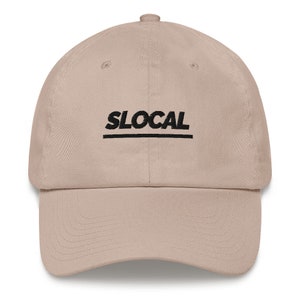 SLOCAL | San Luis Obispo | Baseball Hat | Embroidered | Adjustable Strap