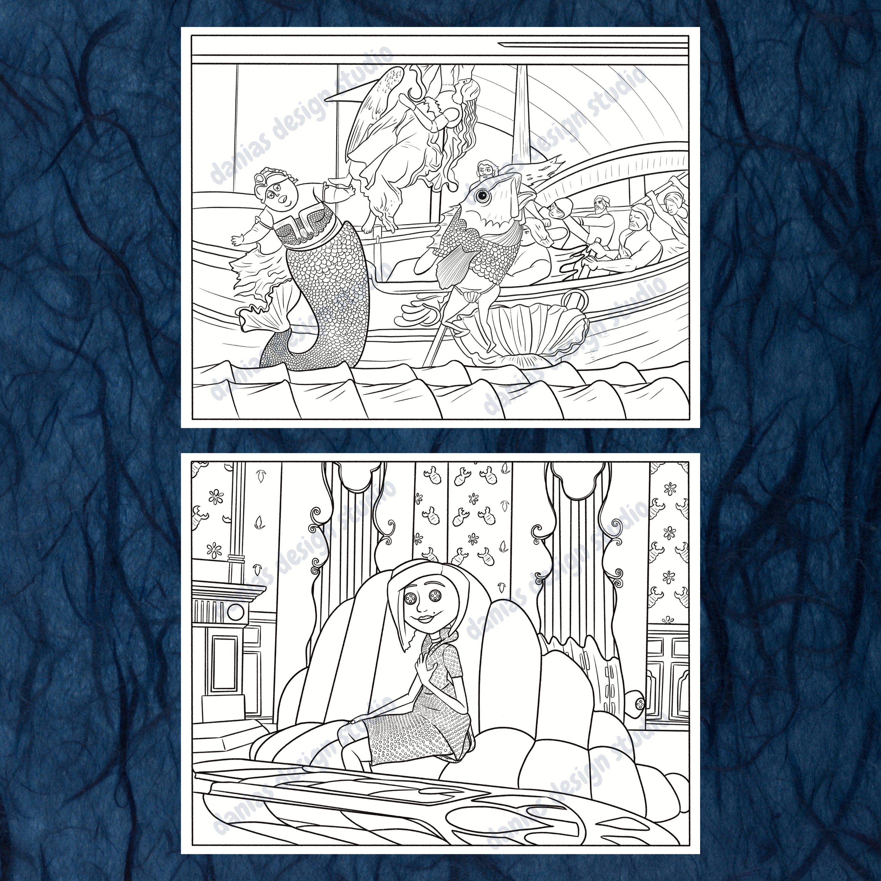 Coraline Colouring Pages (instant Download) 10 Pack Printable Colouring ...