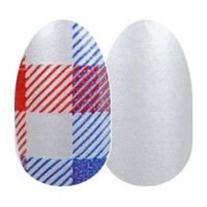 Color Street | Plaid in the USA | RETIRED | Nail Art Manicure | Nail Strips
