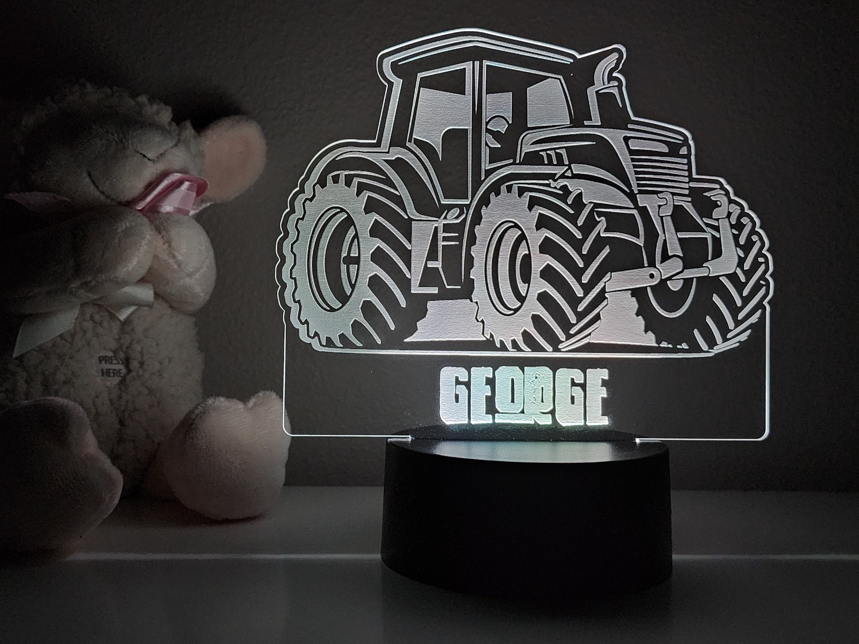 Buy Tractor Wall Lampnursery Lamp Slumber Light Personalized