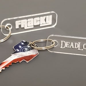 Personalized Gamertag Keychain