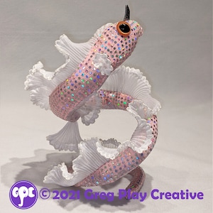 Wrist Sea Dragon – Peach Sparkles