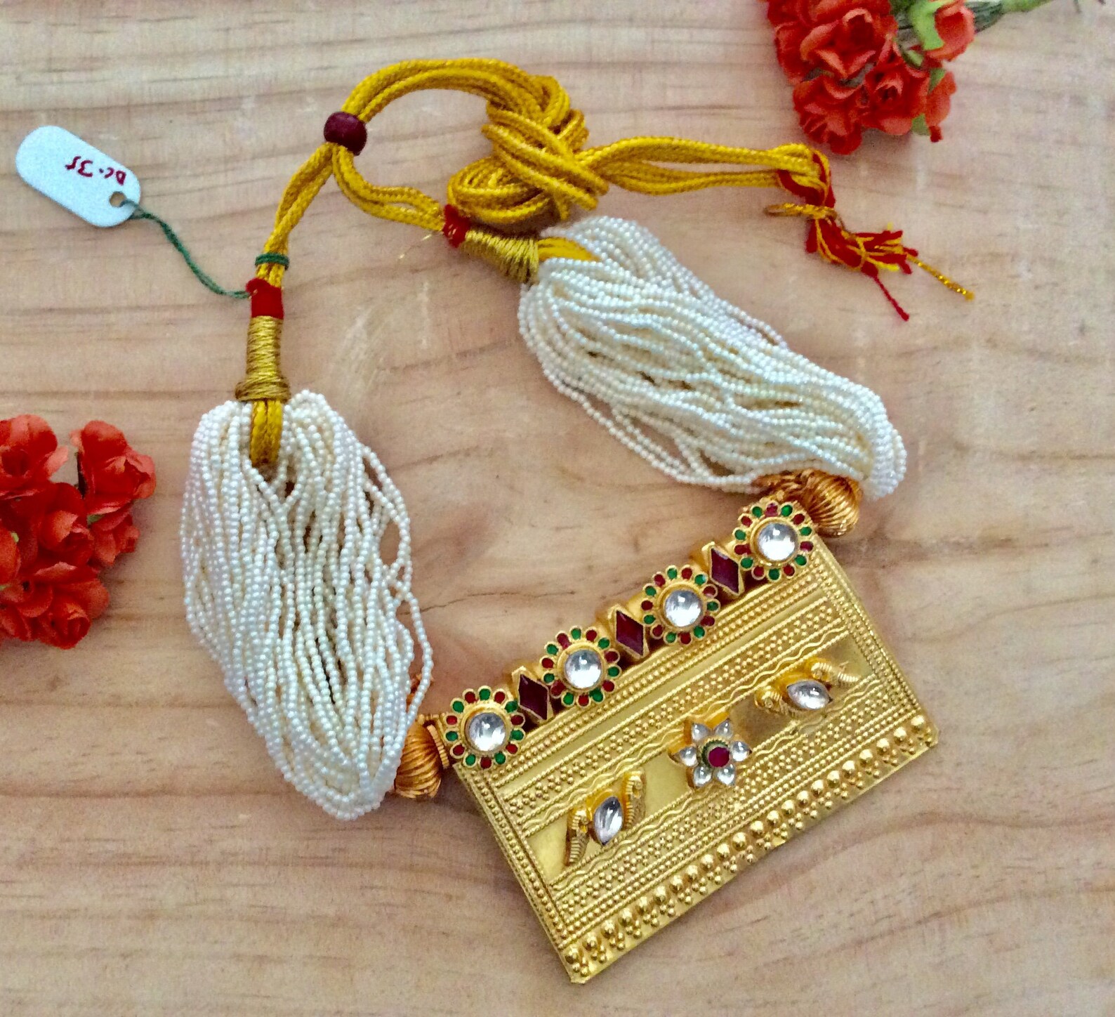 Rajasthani Rajputi Kundan Tevta Rajputi Indian Traditional Etsy