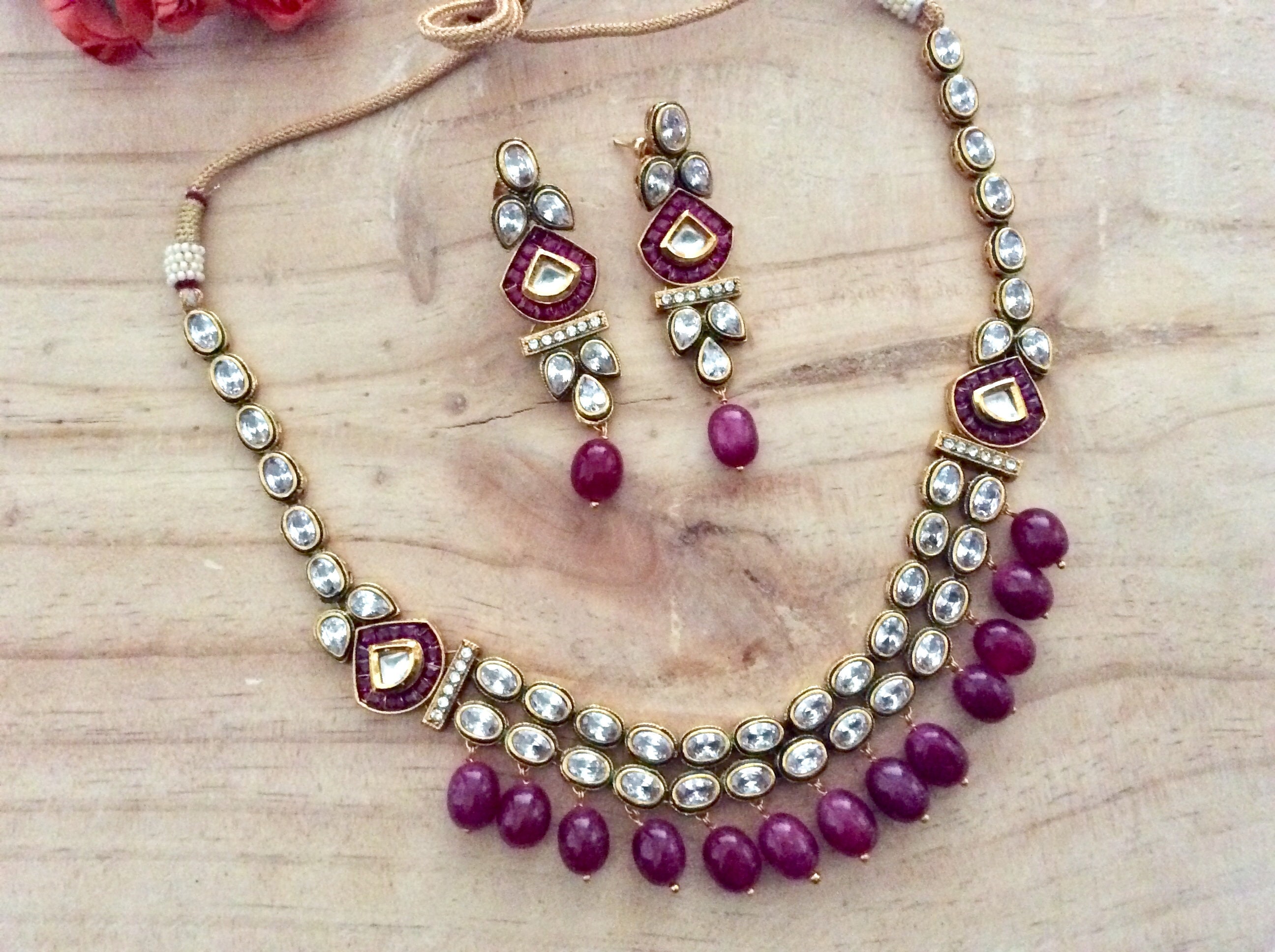 Kundan Jewelery Polki jewelry Indian Jewelery Jaipur | Etsy