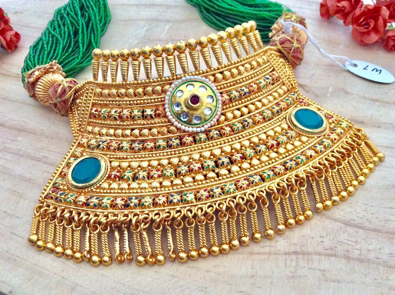 Rajasthani Rajputi Jewellery Handmade Indian Jewellery Etsy