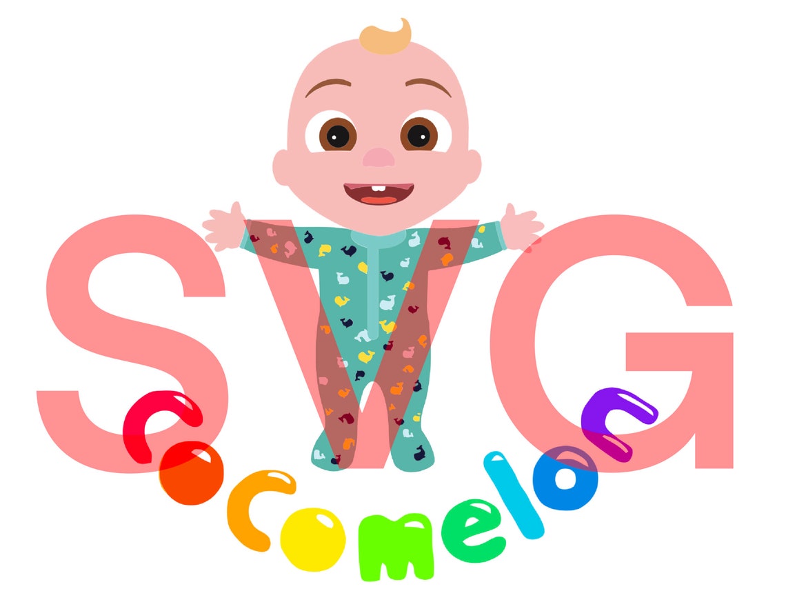 Cocomelon JJ cocmelon head jj in onesie SVG layered cut file | Etsy