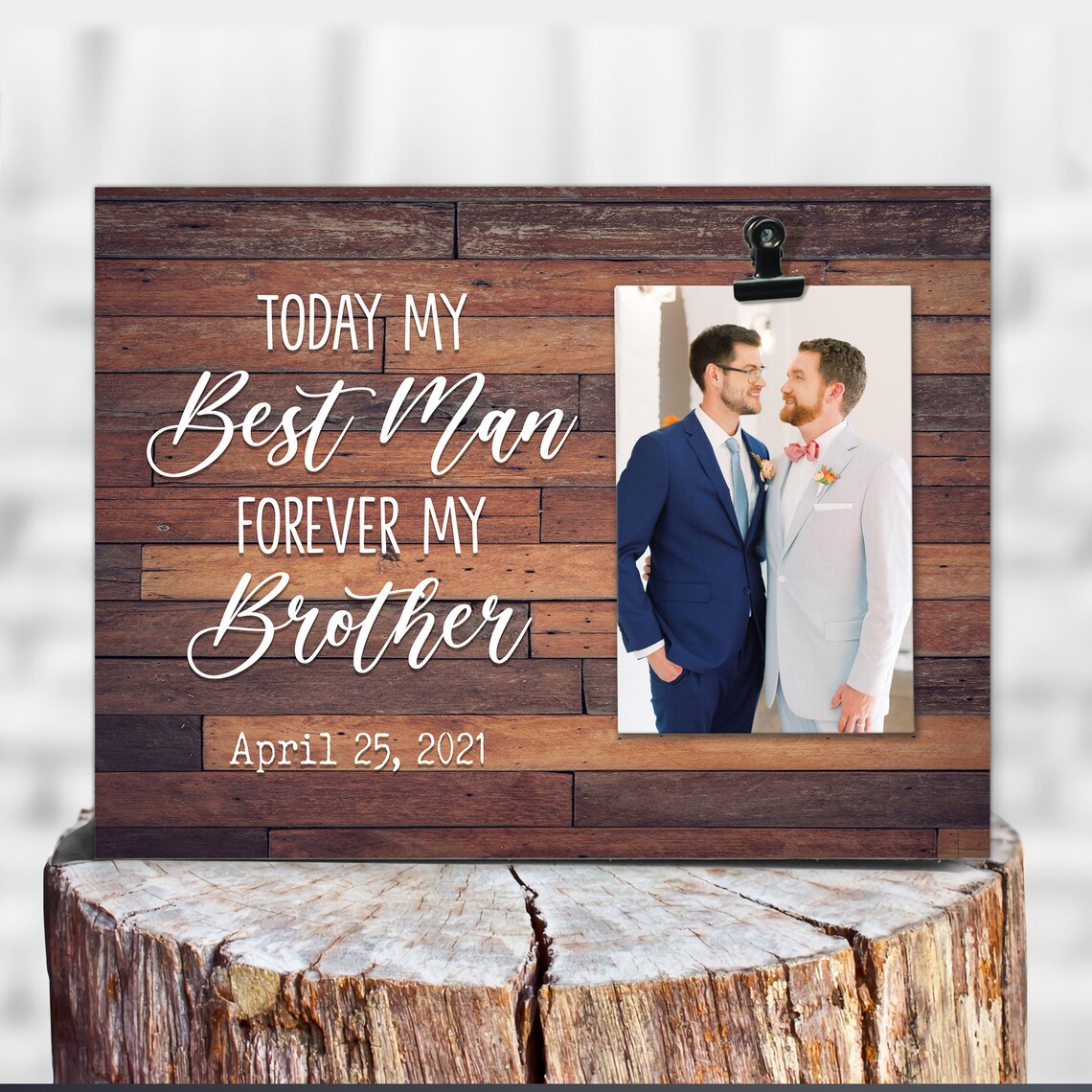Best Man Gift Wedding Gift For Best Man Personalized Brother Etsy