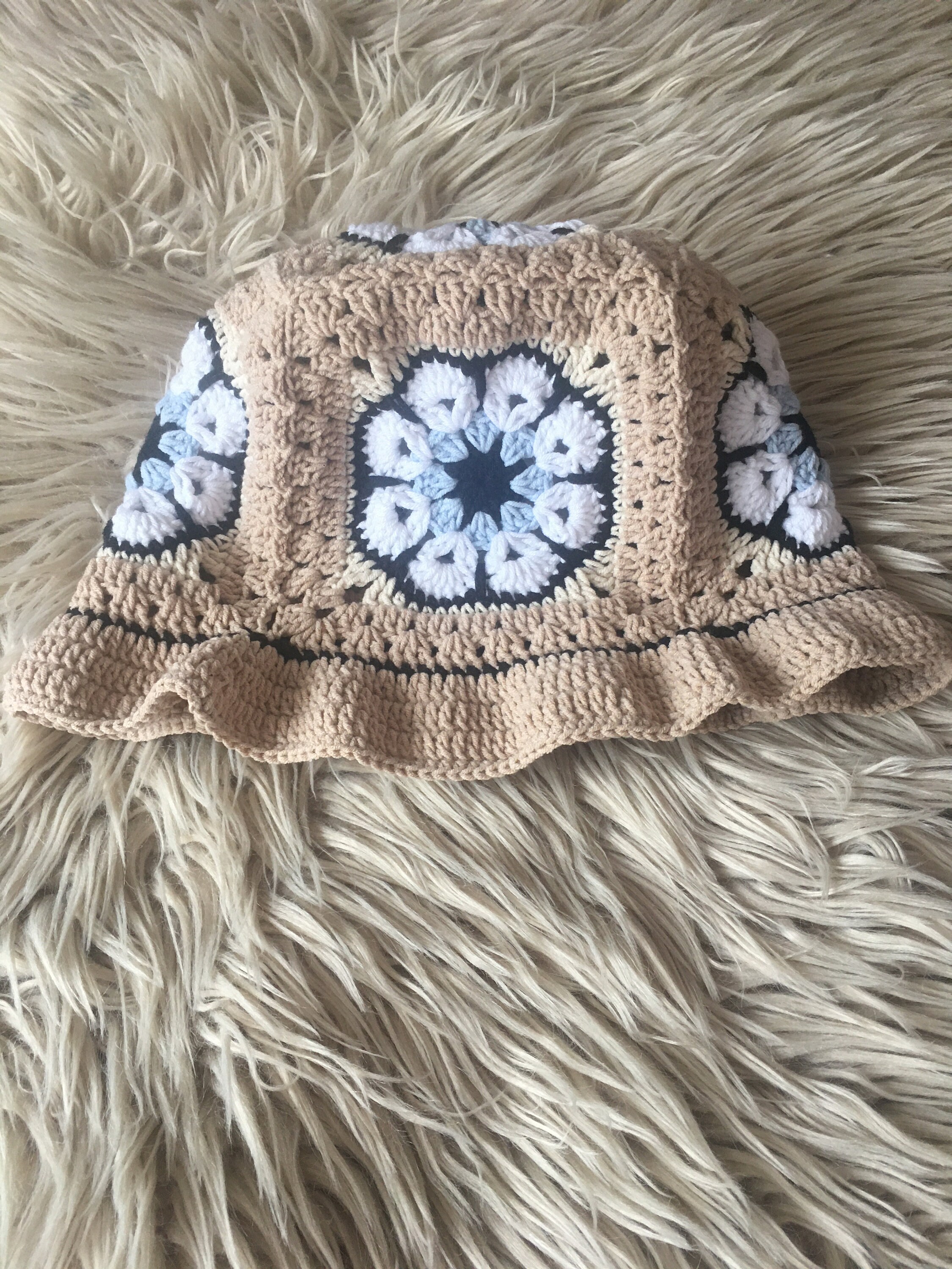 Crochet Bucket Hat Knit Bucket Hat Summer Knit Hat Hippi - Etsy