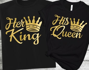 Featured image of post King Queen T Shirt Images / The king his queen t shirt valentines couple husband wifey boyfriend girlfriendtop rated seller.