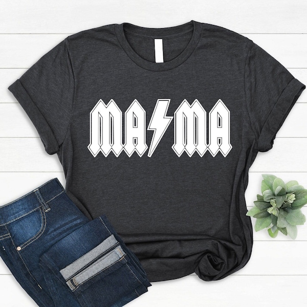 Acdc Mama Shirt - Etsy