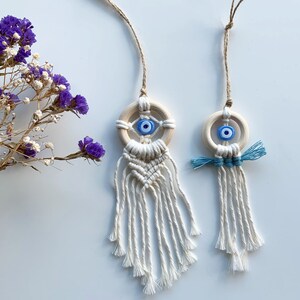 Macrame Car Charms - Rear View Mirror Hangings - Handmade Boho ...