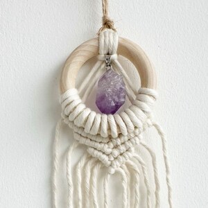 Macrame Car Charms - Rear View Mirror Hangings - Handmade Boho ...