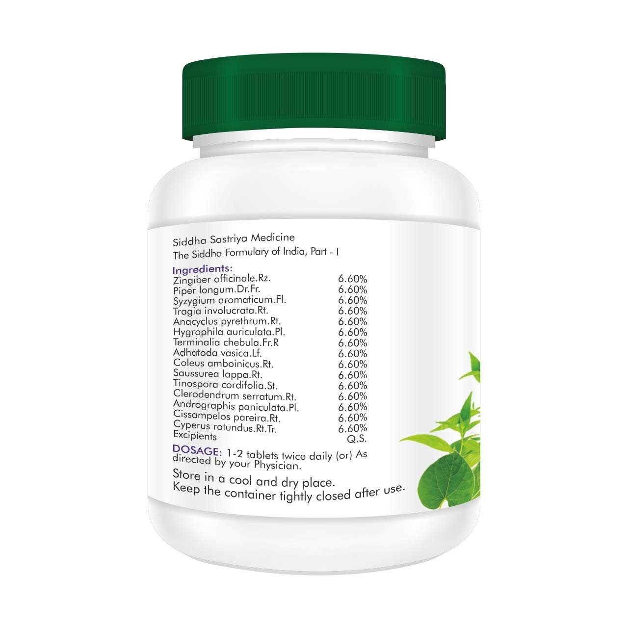 Herbodaya Kabasura Kudineer Tablet 250mg I 60 Tablets ISO Etsy