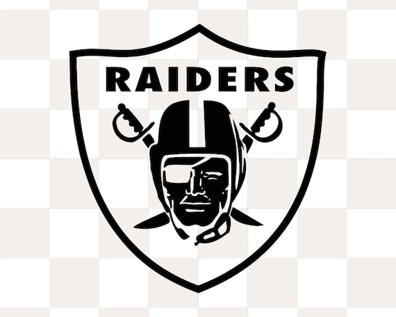 Oakland Raiders Football Logo SVG Design For Cricut Silhouette | Etsy