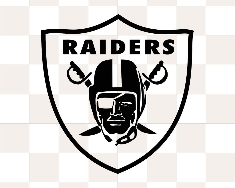 Oakland Raiders Football Logo SVG Design For Cricut Silhouette Cut Fi…