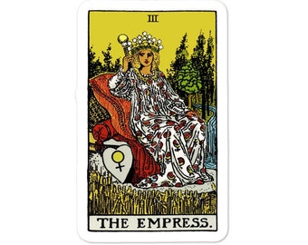 The Empress Tarot Card Sticker