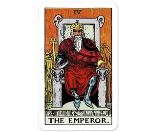 The Emperor Tarot Card sticker