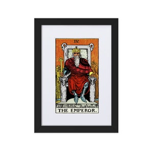 The Kasperer Tarot-Karte gerahmtes Poster
