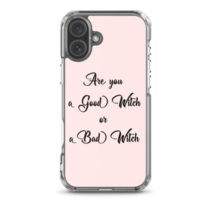 Are you a good witch or a bad witch iPhone Case