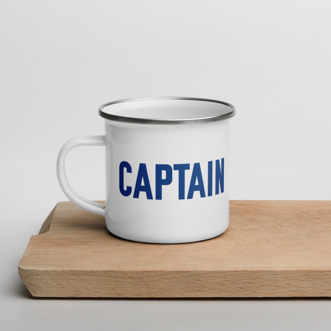 CAPTAIN Enamel Mug - Etsy