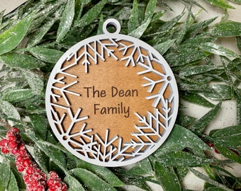 Family ornaments / kids ornaments / personalized ornaments