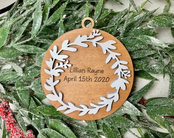 Personalized ornaments / baby ornament / kids ornament