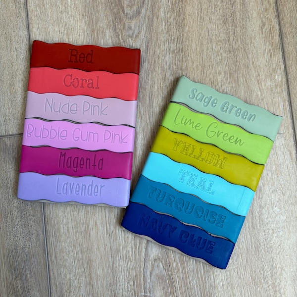 1-2pk Personalized Silicone Bottle Band: Laser Engraved water bottle label / Tumbler label / bottle label / name label