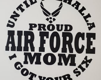 AIR FORCE MOM Decal