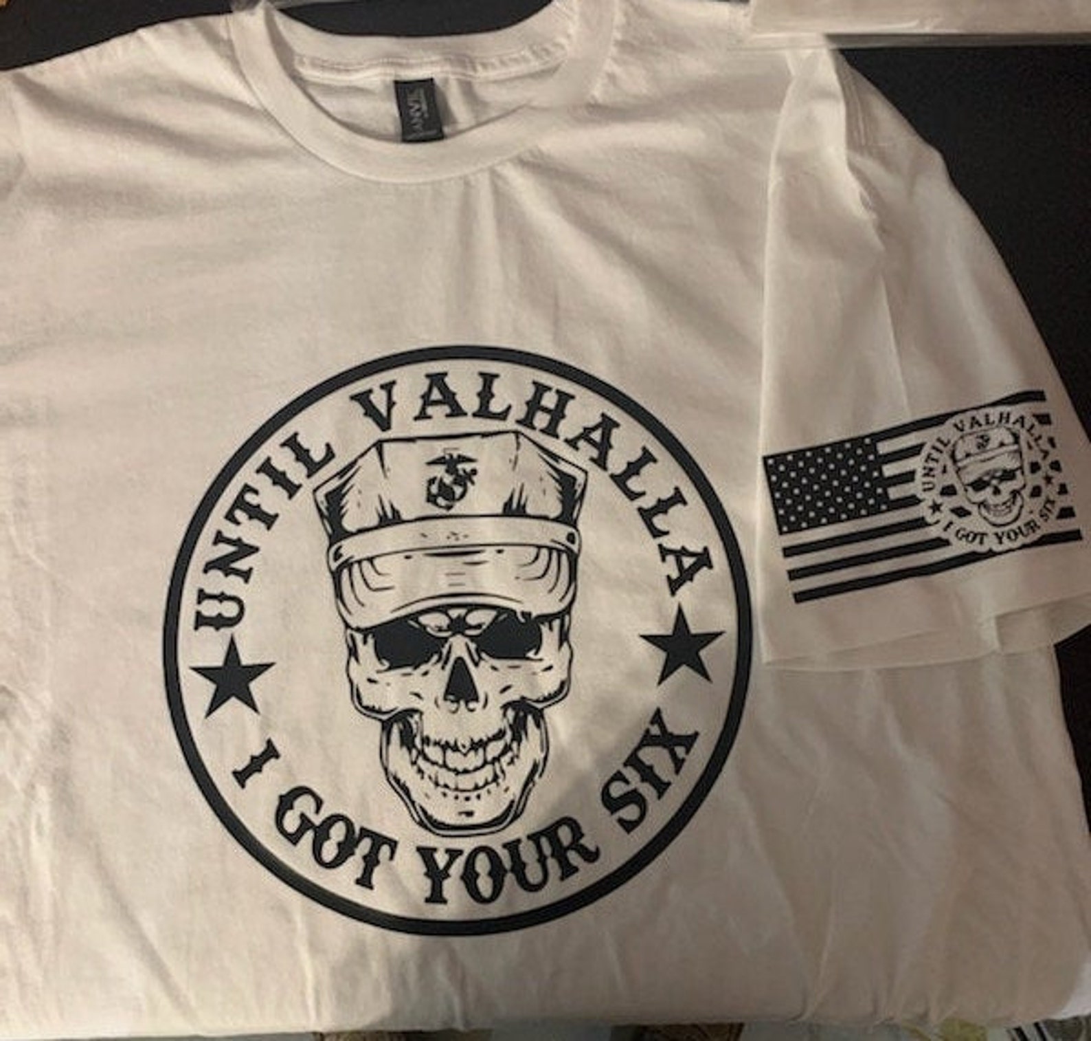 Until Valhalla Marine Tshirt Etsy