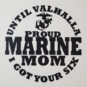 Marine Mom Decal