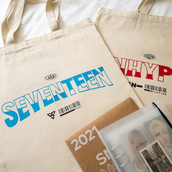 KPOP Fandom Canvas Tote Bag Etsy