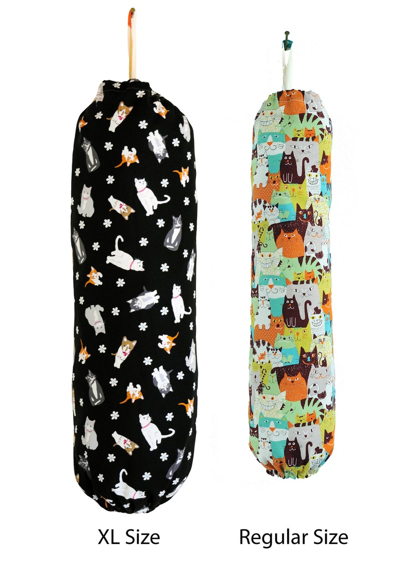 XL Cats in the Night Garden Plastic Bag Holder and Dispenser Etsy