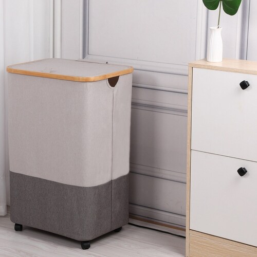 105L Laundry Hamper With Lid Collapsible Laundry Baskets Etsy