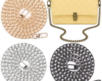 1Pc DIY Metal Chains 110cm/43in Bag Chain Replacement, Women's Bag Accessory, used for Purse, Crossbody Bags, Shoulder Bags