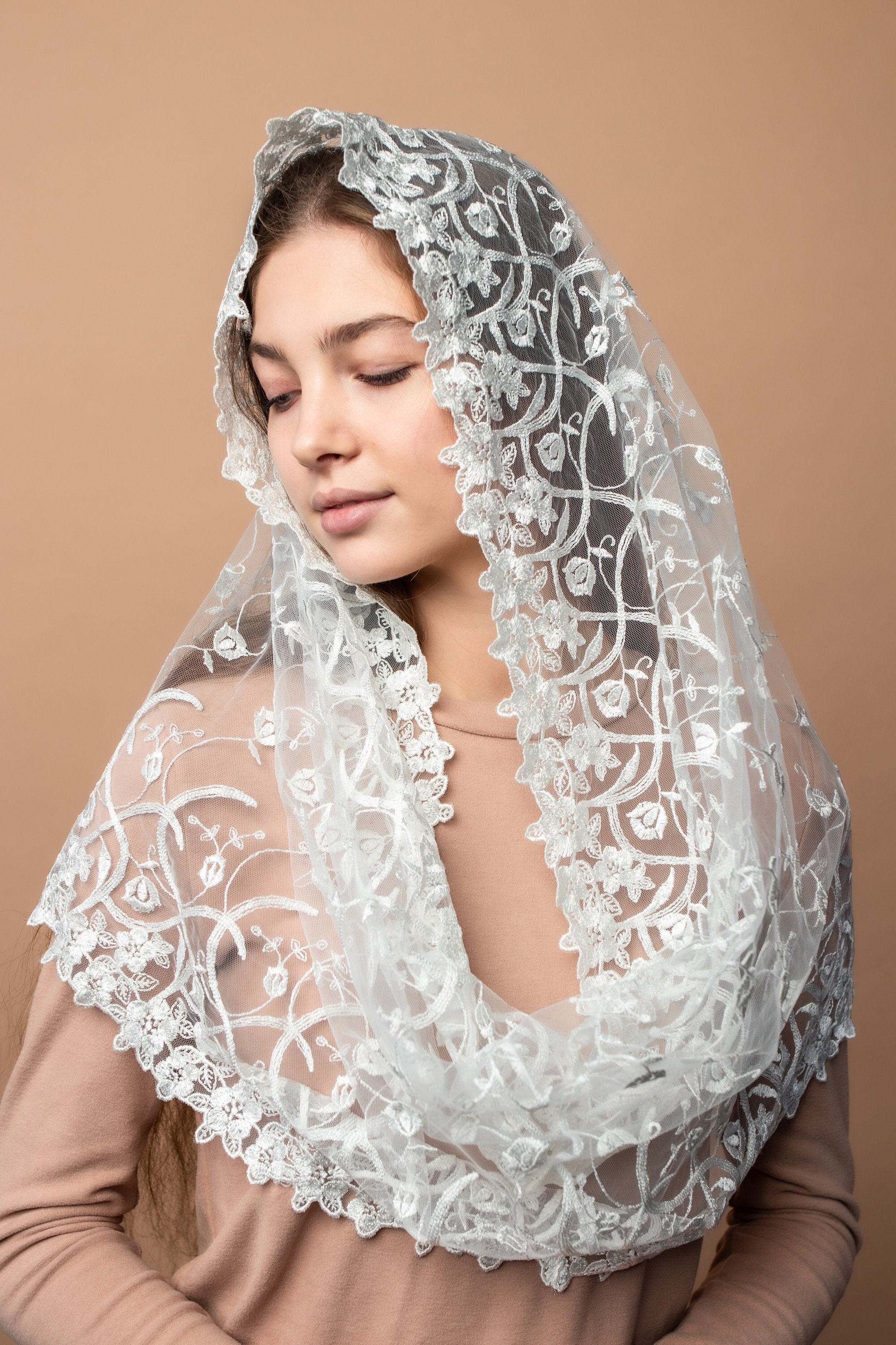 Mantillas Españolas Mantilla Blanca Boda Mantilla El Rocío