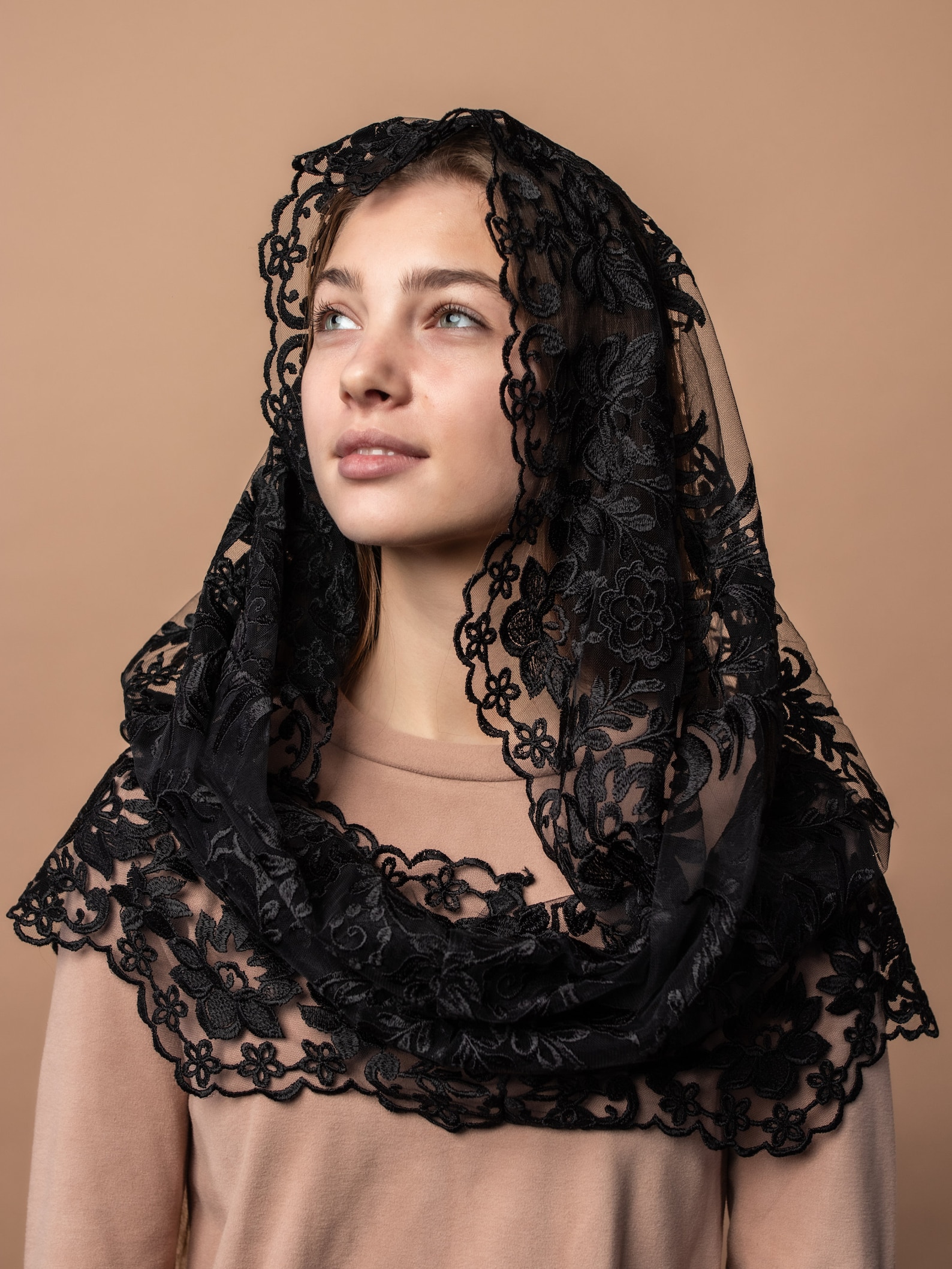 NEW Catholic Head Covering Veil Lace Chapel Veil With Etsy