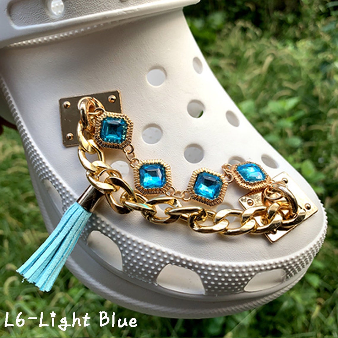 Croc Charms Chain Croc Charms Set Chains Pack Shoe Charms for Etsy