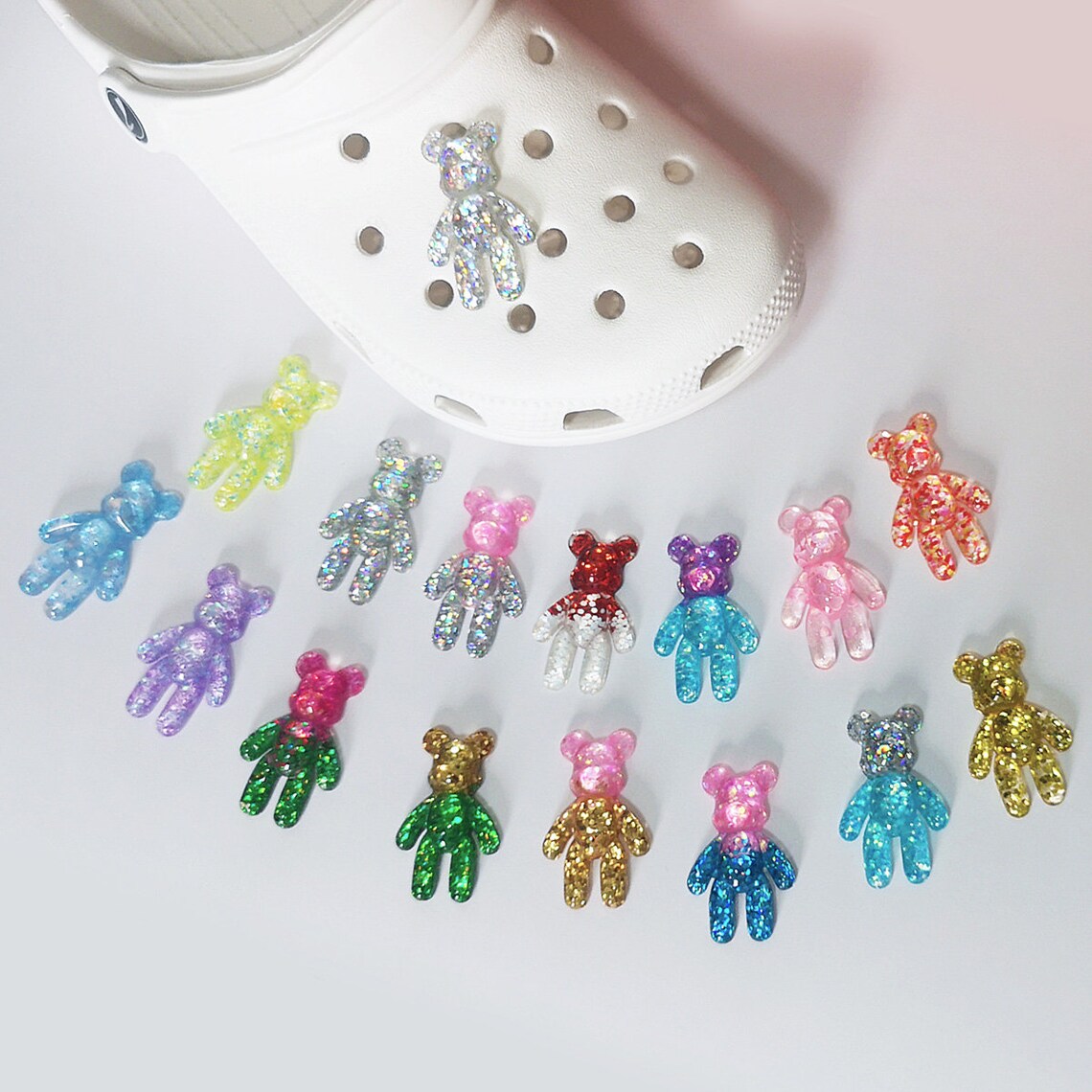 Croc Charms Bear Designer Clog Ornaments Diy Croc Decoration Etsy